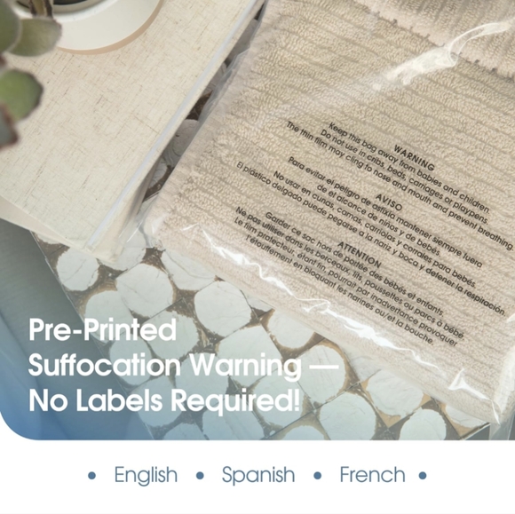 20 - 18x24" Self Seal Clear Polymailers - Picture 2 of 5